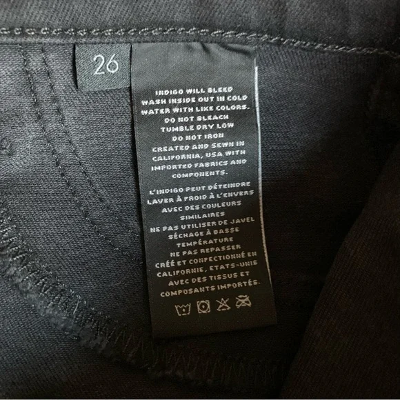 Rare J BRAND Metallic Foil Colorblock Aqua/Lime/Purple/Gold Skinny Jeans size 26